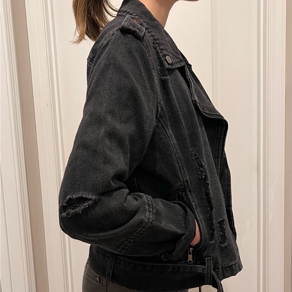 Black Denim Jacket, Ci Sono - Picture 4 of 4